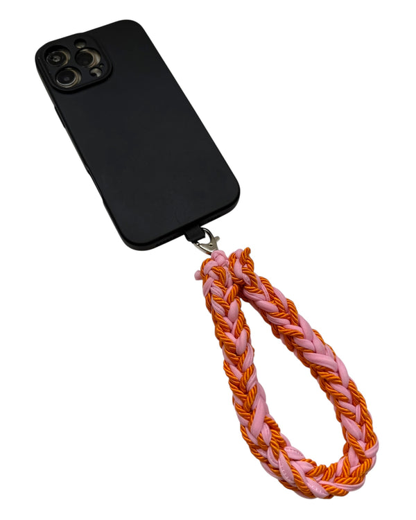 WRIST STRAP - ORNAGE & PINK MIX