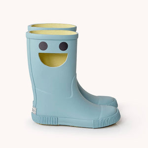 WISTITI Kids Rain Boots - Eco Rubber - Platine: 25