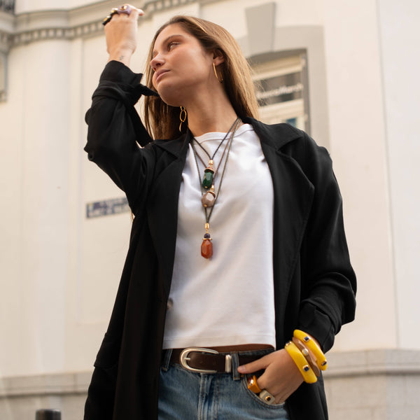 MARMOL Saira Bracelet: Beige