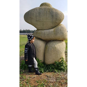 WISTITI Kids Rain Boots - Eco Rubber - Black.