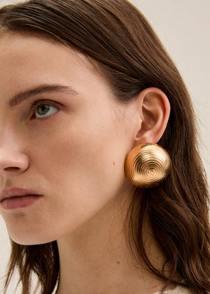 OVERSIZE ROUND EARRINGS