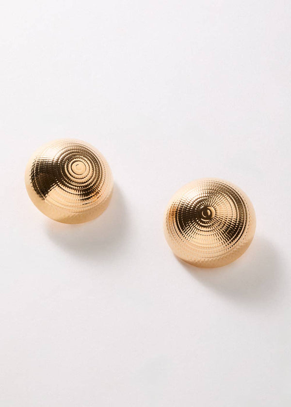 OVERSIZE ROUND EARRINGS