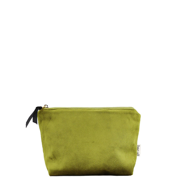 Best Makeup Bag – Eco Velvet – Green