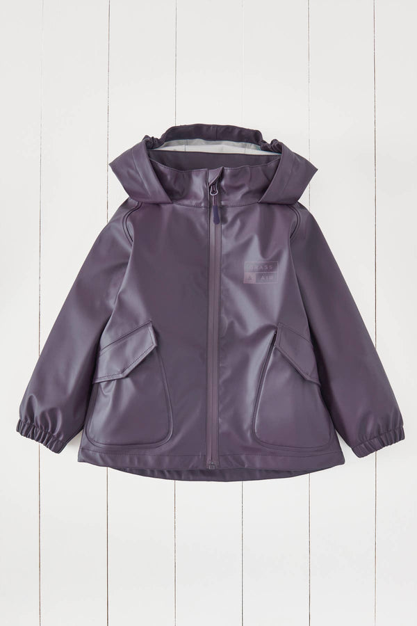 Amethyst Purple Kids Rain Jacket