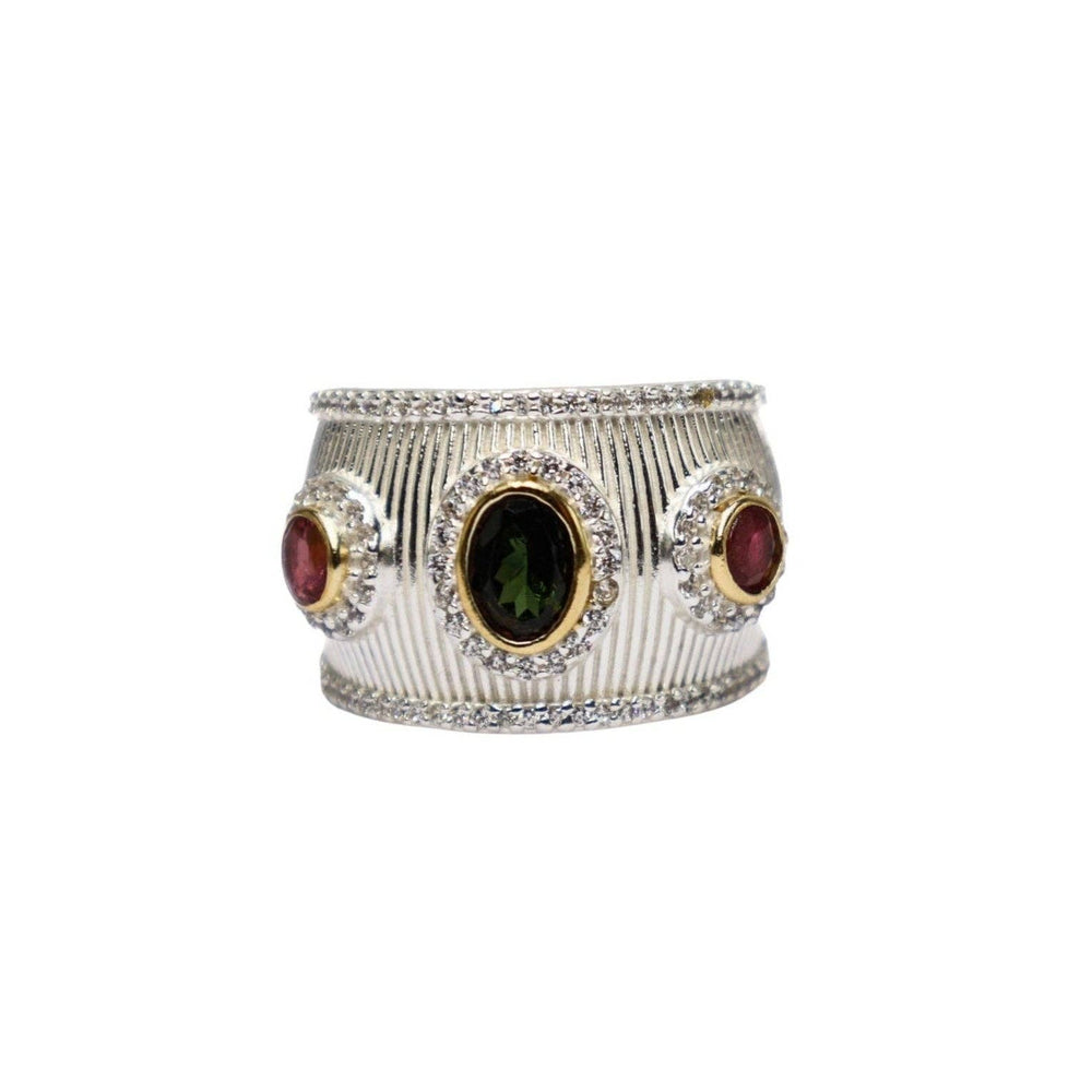 TESSA SILVER TOURMALINE RING