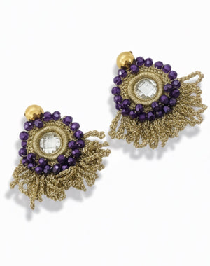 JANE- PURPLE EARRINGS