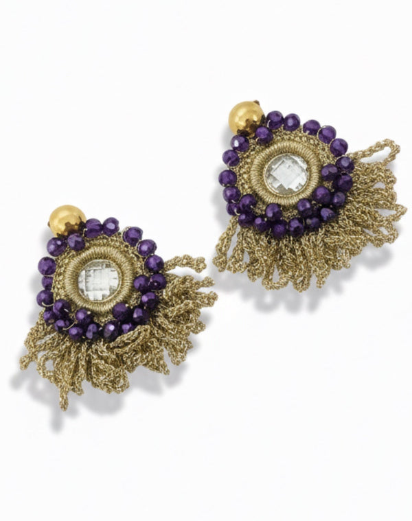 JANE- PURPLE EARRINGS