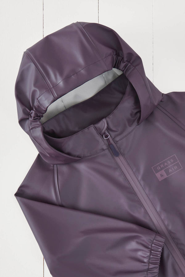 Amethyst Purple Kids Rain Jacket