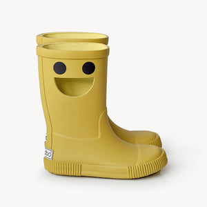 WISTITI Kids Rain Boots - Eco Rubber - Mustard:
