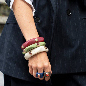 MARMOL Saira Bracelet: Bordeaux