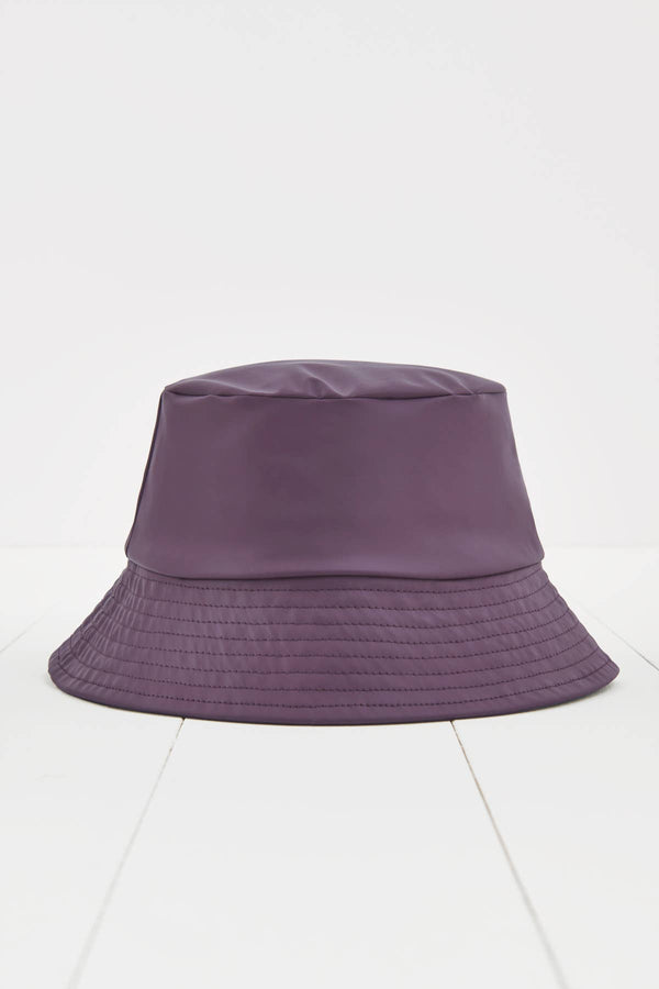 Amethyst Purple PU Kids Bucket Hat