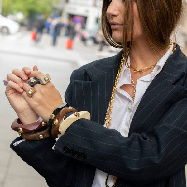 MARMOL Saira Bracelet: Bordeaux