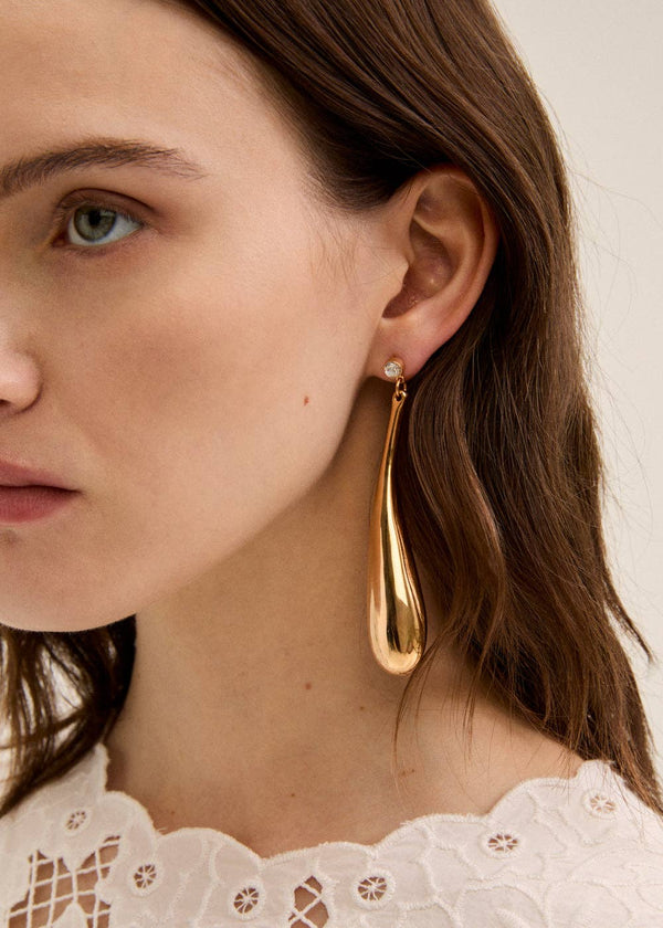 GRETA LONG DROP EARRINGS