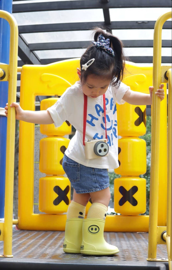 Kids Rain Boots KAWAÏ Yellow