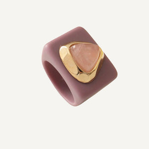 EM - RING ROSE QUARTZ
