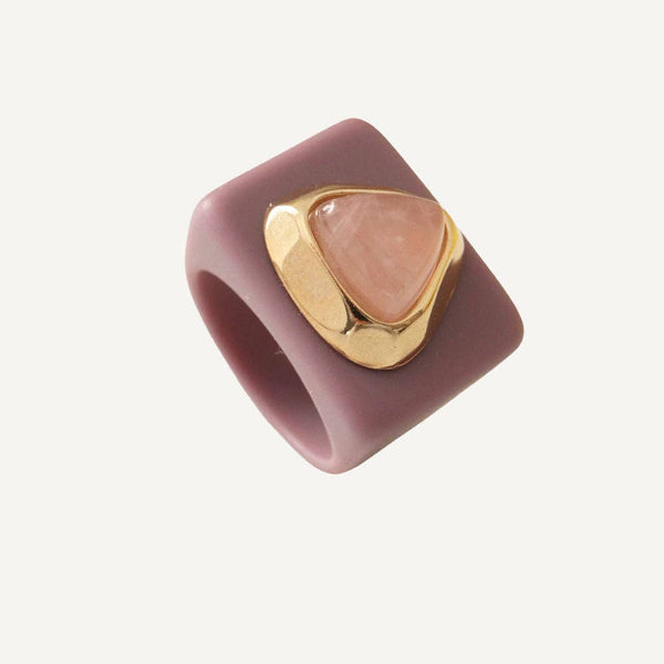 EM - RING ROSE QUARTZ