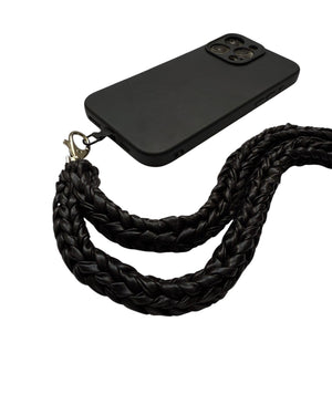 PHONE STRAP - BLACK - LONG
