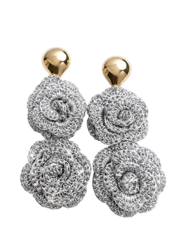 FLORA SILVER - EARRINGS