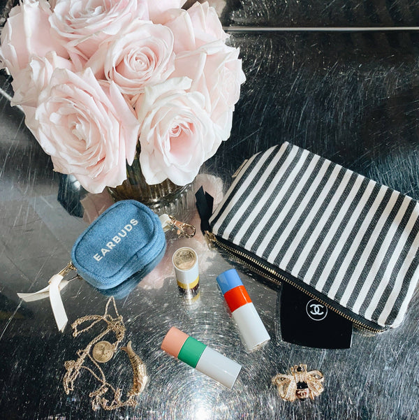 Best Makeup Bag – Striped