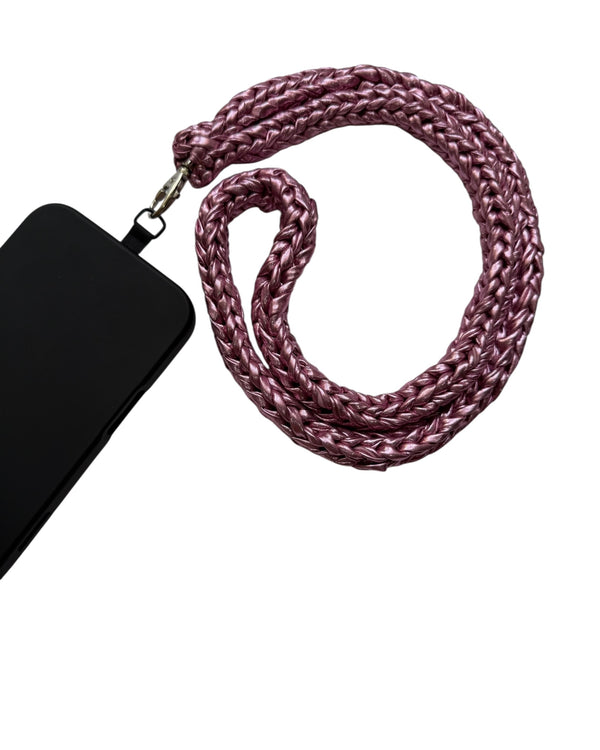 PHONE STRAP - LIGHT PINK -LONG