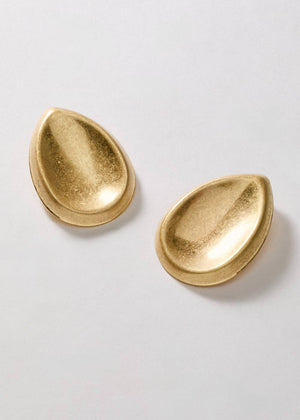 OVERSIZE ROUND DROP EARRINGS