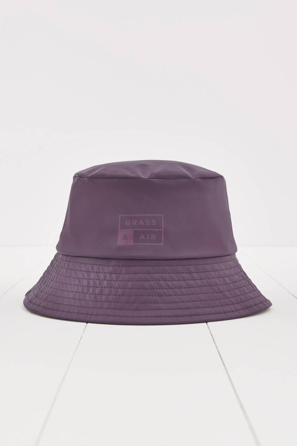 Amethyst Purple PU Kids Bucket Hat