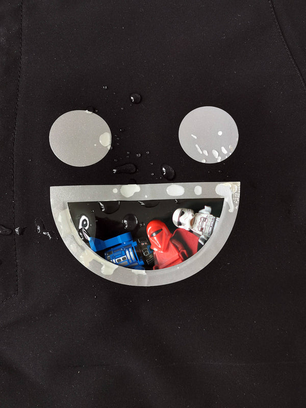 WISTITI Windbreaker Rain Jacket - Black