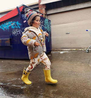 WISTITI Kids Rain Boots - Eco Rubber - Mustard: