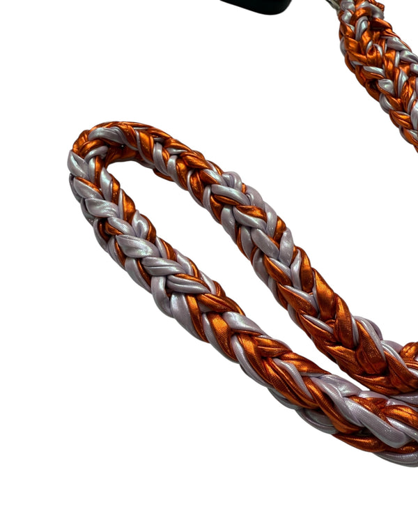 PHONE STRAP - ORANGE & LILAC MIX - LONG