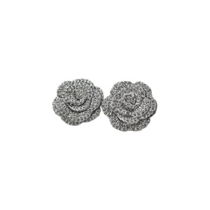 FLORA SILVER - STUD EARRINGS