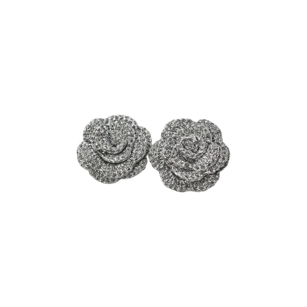 FLORA SILVER - STUD EARRINGS