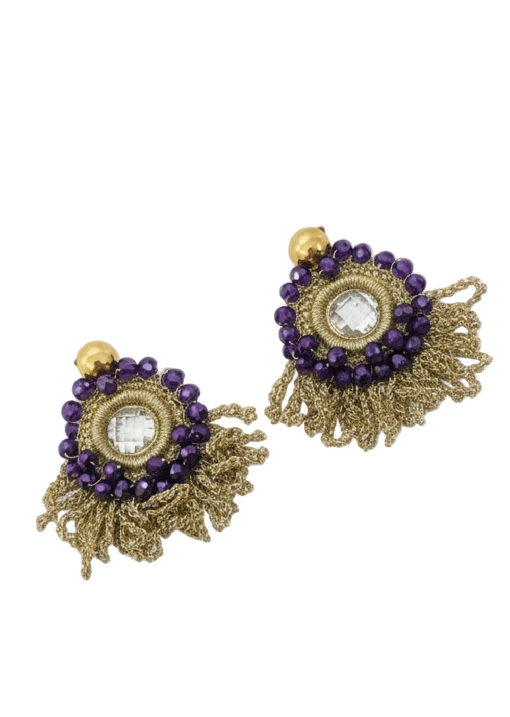JANE - PURPLE EARRINGS