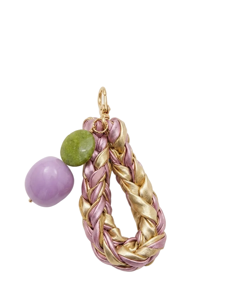 WRIST STRAP - GOLD & PINK