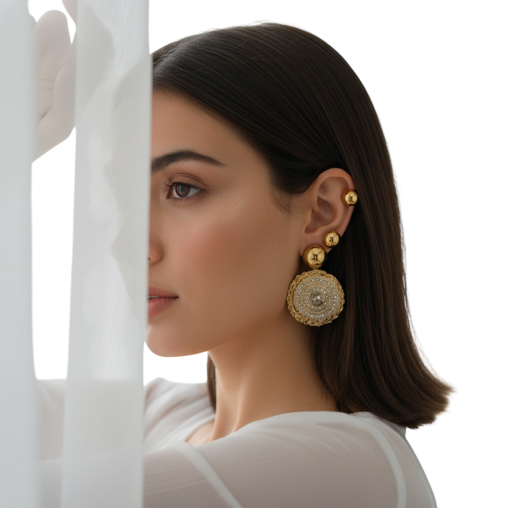 Celia - Earrings Gold