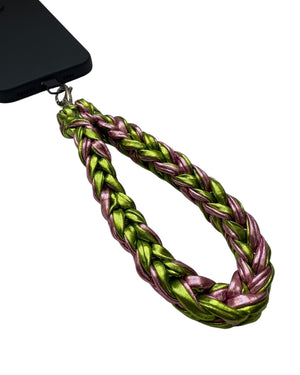 WRIST STRAP - LIGHT GREEN & PINK
