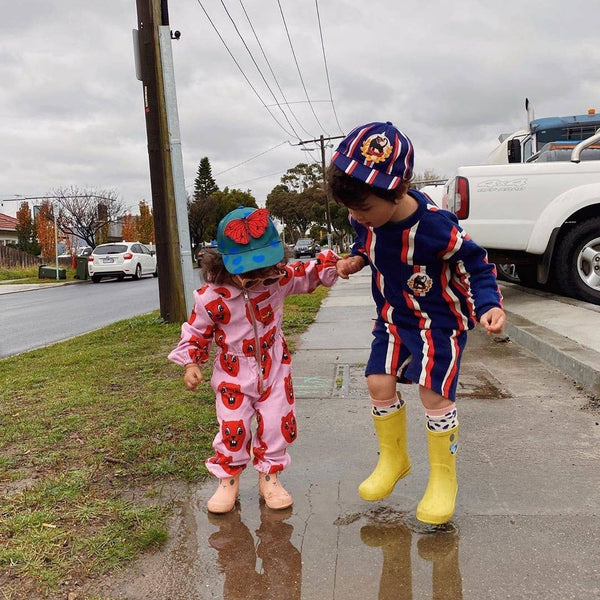 WISTITI Kids Rain Boots - Eco Rubber - Mustard: