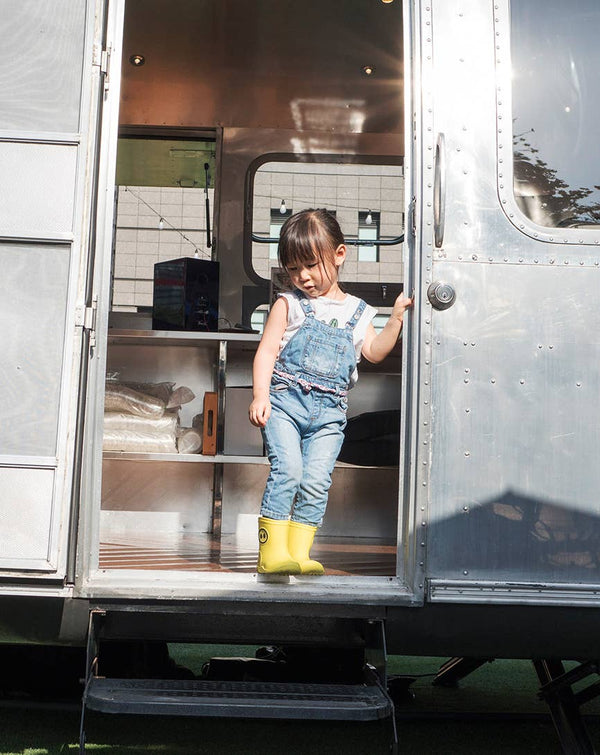 Kids Rain Boots KAWAÏ Yellow