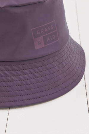 Amethyst Purple PU Kids Bucket Hat