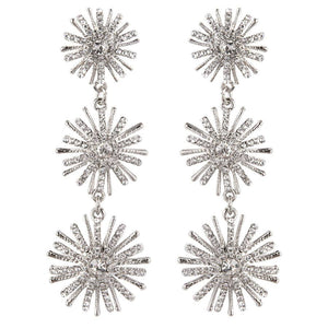 The Comet Earrings: Silver