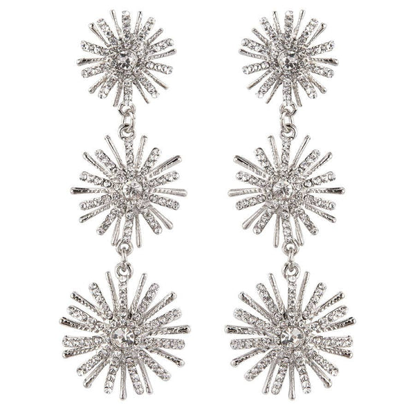 The Comet Earrings: Silver