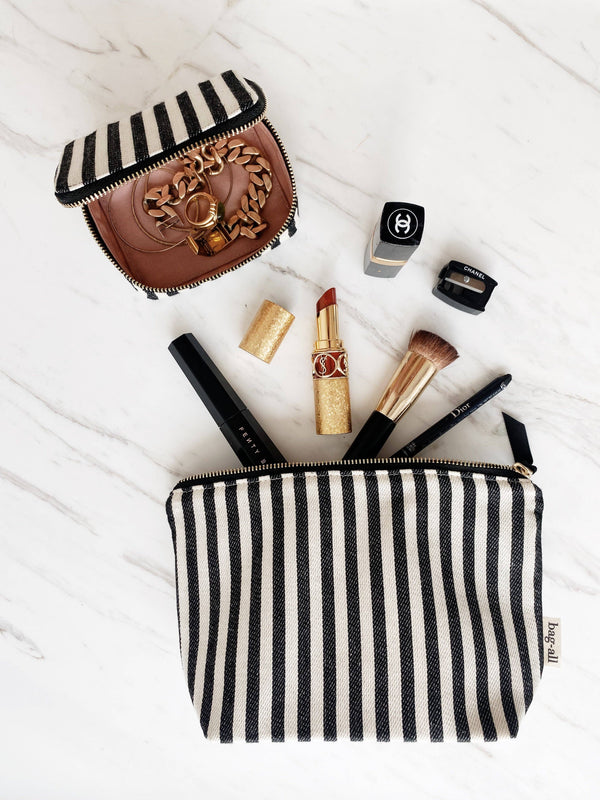 Best Makeup Bag – Striped