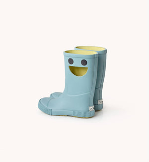 WISTITI Kids Rain Boots - Eco Rubber - Platine: 25