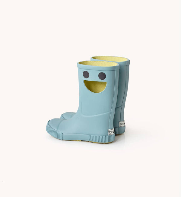 WISTITI Kids Rain Boots - Eco Rubber - Platine: 25