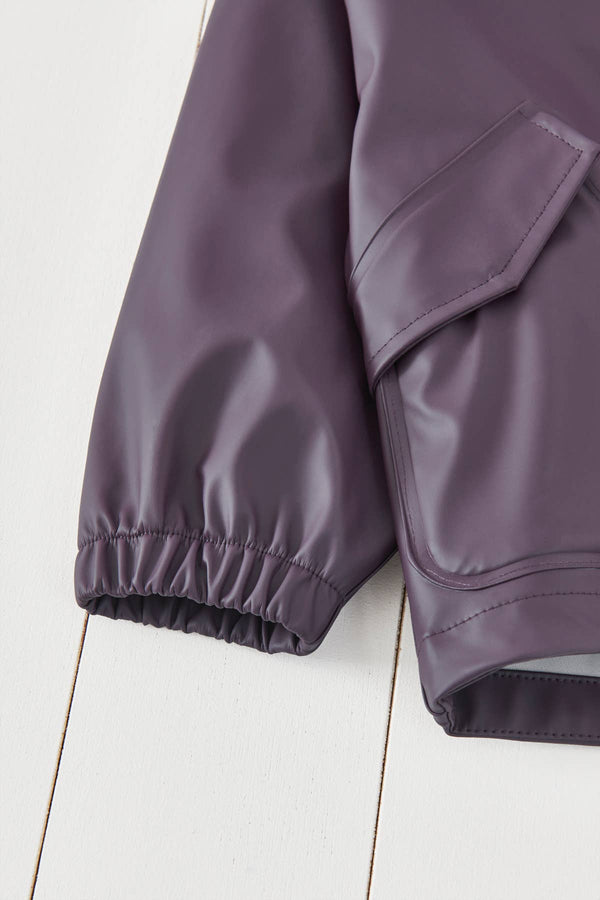 Amethyst Purple Kids Rain Jacket