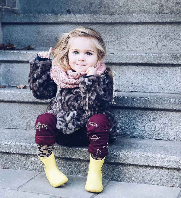 Kids Rain Boots KAWAÏ Yellow