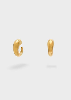 CURVED SEMICIRCLE EARRINGS