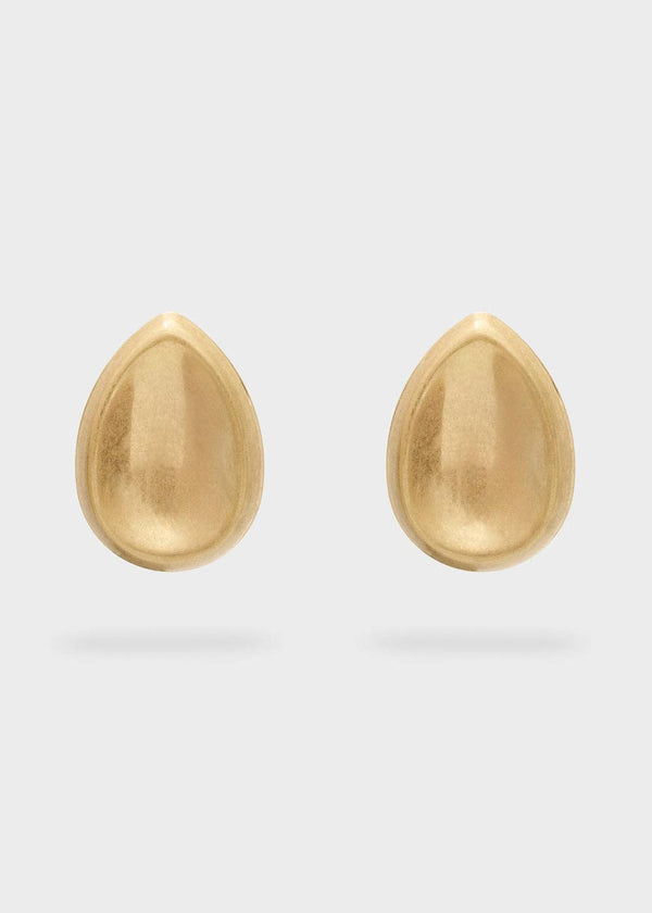 OVERSIZE ROUND DROP EARRINGS