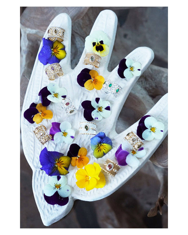 ANALI RING GOLD AMETHYST