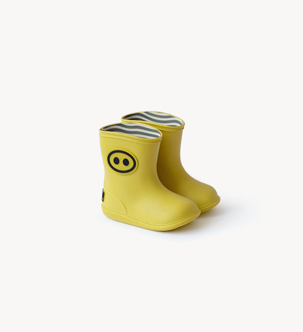 Kids Rain Boots KAWAÏ Yellow
