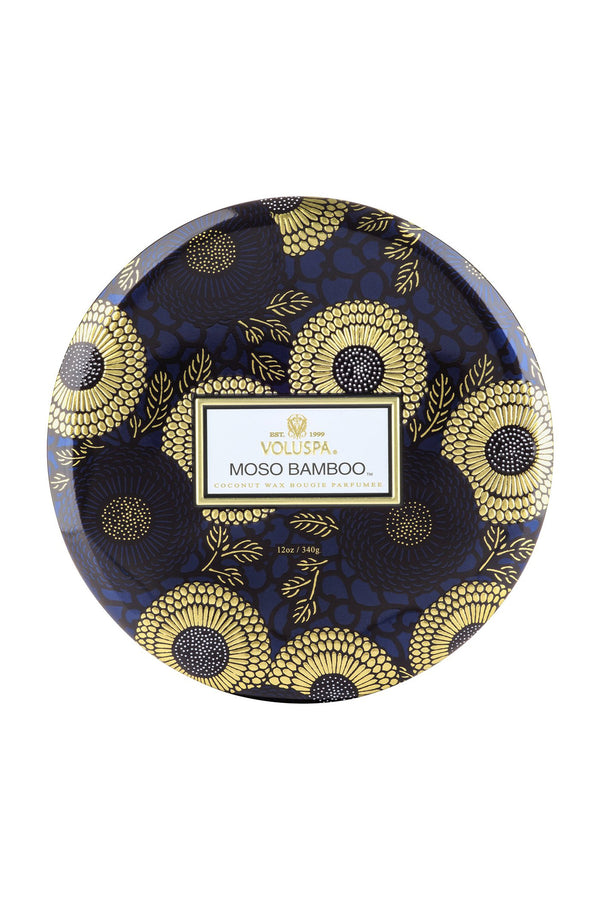 MOSO BAMBOO - 3 WICK TIN CANDLE